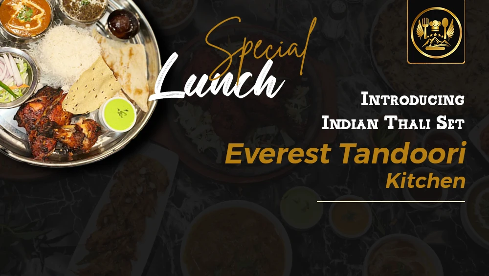 Indian thali food